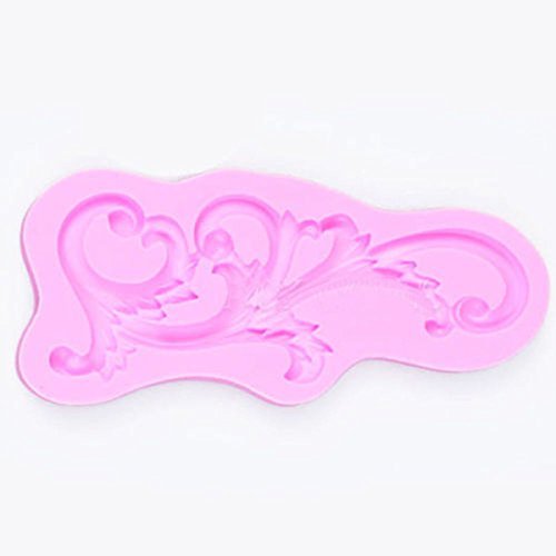Generic Baroque Baking Tool Chocolate Cake Decor Mold Mould Flower Lace