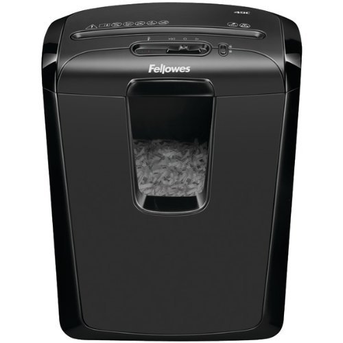 New FELLOWES 4605801 Powershred 49C 8-Sheet Cross-Cut Shredder