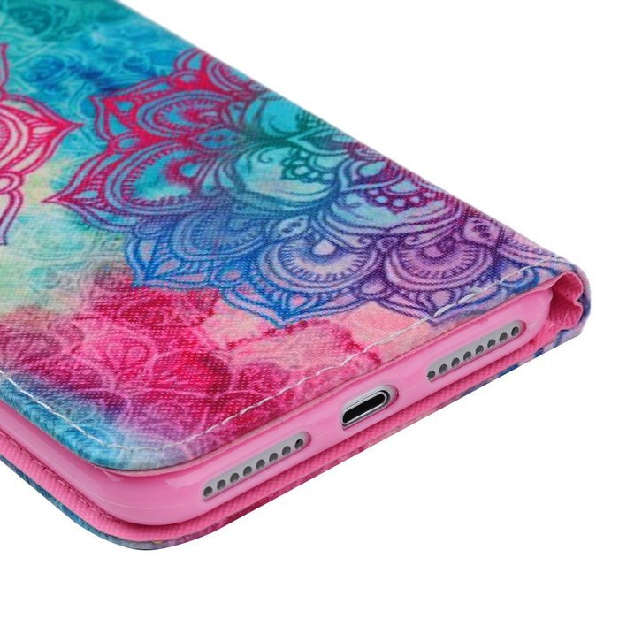 iPhone 7 Plus Case (5.5") - Wallet Slim Fit Folio Style Stand Digital Print PU Leather Flip Case with High Protective... N48
