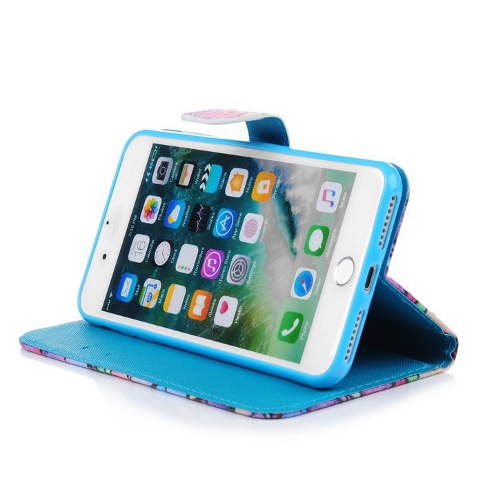 iPhone 7 Plus Case (5.5") - Wallet Slim Fit Folio Style Stand Digital Print PU Leather Flip Case with High Protective... N51