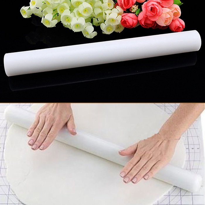 Fondant Cake Gum Paste Decorating Embosser Rolling Pin Embossing Sugarcraft Tool