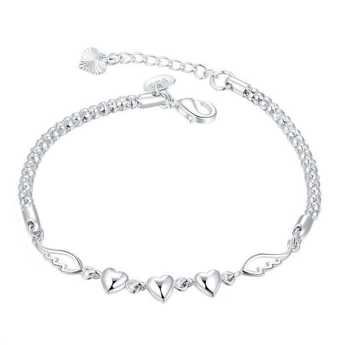 Fashion Jewelry Women Lots Style Silver Plated Charm Bangle Cuff Bracelet Gifts N5