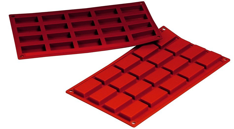 Fat Daddio's Silicone Bakeware Financier, 0.68 Ounce