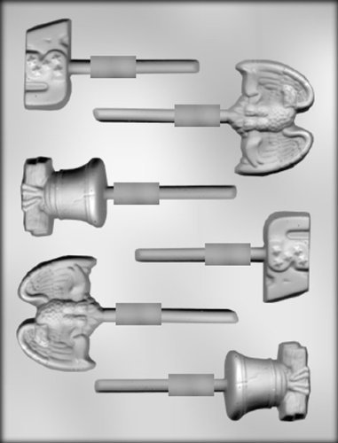 CK Products Assorted Patriotic Suckers Chocolate Mold