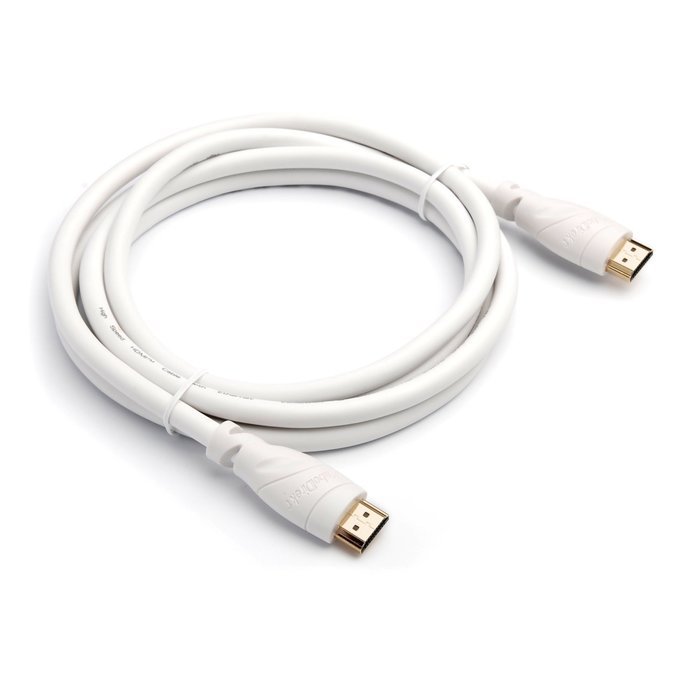 KabelDirekt (40 feet white) HDMI Cable (1080p 4K 3D High Speed with Ethernet ARC) - TOP Series N10