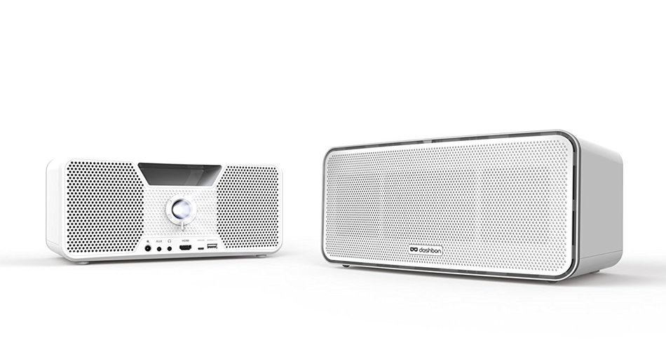 Dashbon Flicks Mobile Cordless Boombox Projector Model 280WH N22