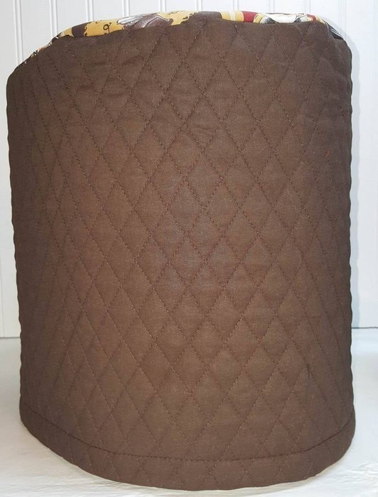 Quilted Morning Coffee Themed Keurig Coffee Brewing Systems Cover (B40/B45/K45, B60/K65, B145/K145, Red) N4