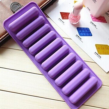 Y&XL&H 10 Hole Finger Shape Cake Mold Ice Jelly Chocolate Mold