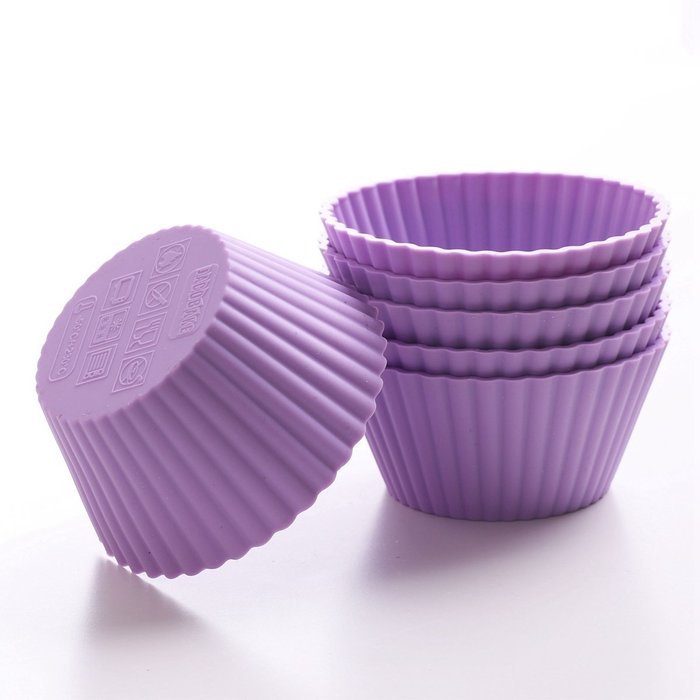 Jacobake Silicone Cupcake Liners Reusable Silicone Muffin Liners Silicone Muffin Cups for Baking(12 Pack Red)... N3