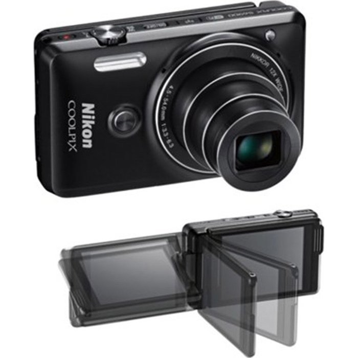 Nikon COOLPIX S6900 Digital Camera with 12x Optical Zoom and Built-In Wi-Fi (Black) N6