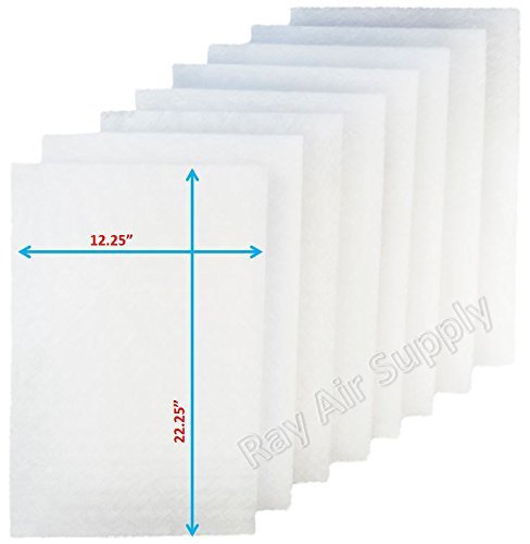 Goodman G1EAC-1425 Air Cleaner Replacement Filter Pads 14X25 Refills GA1MEDIA-1425 (4 Pack)
