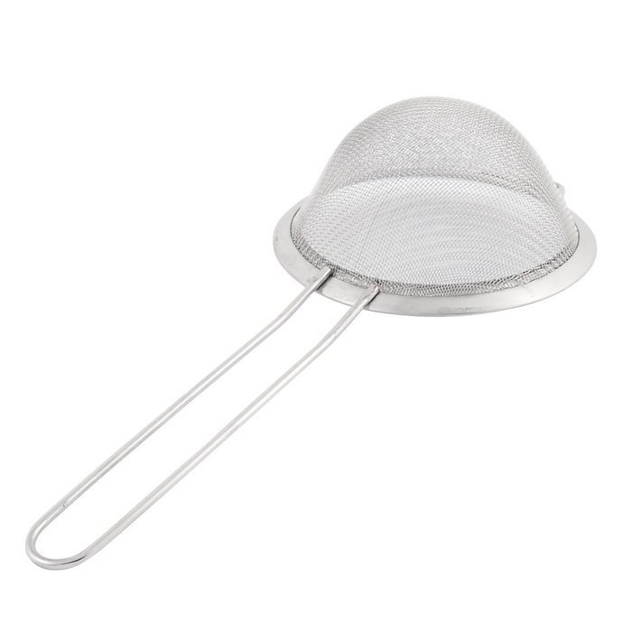 uxcell Metal Household Wire Mesh Soybean Milk Tea Strainer Filter Silver Tone