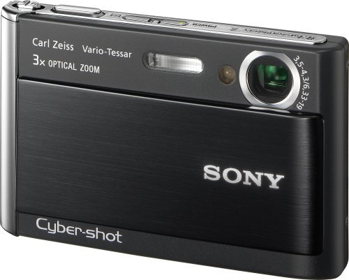 Sony Cybershot DSC-T70 8.1MP Digital Camera with 3x Optical Zoom with Super Steady Shot Image Stabilization (Black) N10