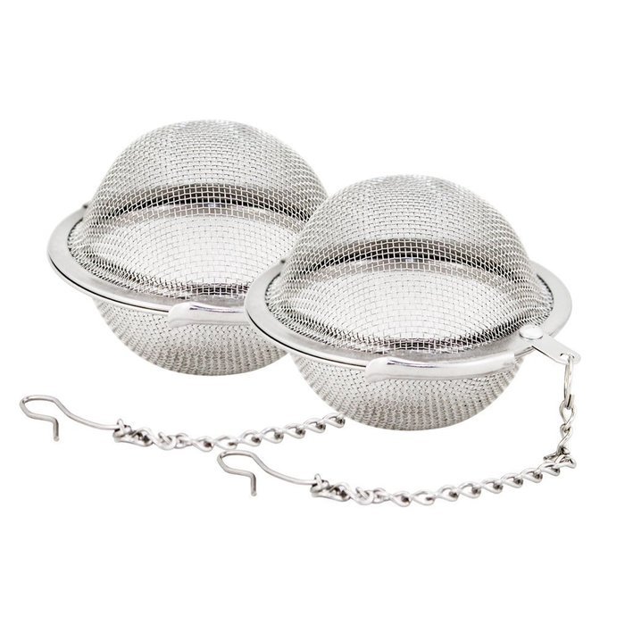 Bit Fly Stainless Steel Sphere Locking Spice Tea Ball Strainer Mesh Infuser tea strainer Filter infusor (6)