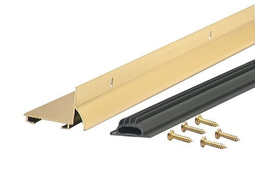M-D Building Products 81919 36-Inch DB001 L-Shaped Door Bottom with Drip Cap, Brite-Dip Gold by M-D Building Products