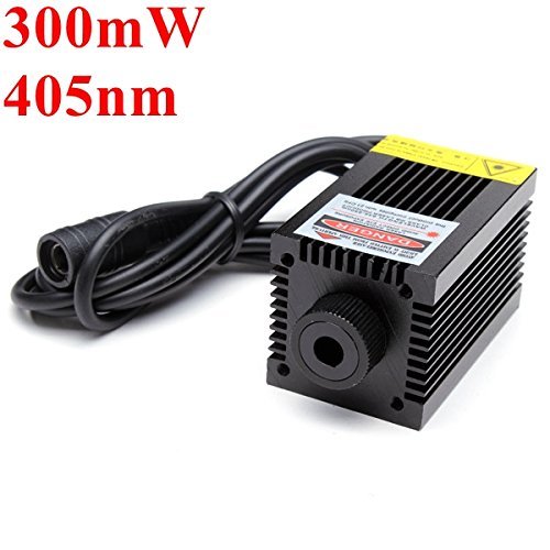 OAGTECH 405nm 300mW Violet Dot Laser Module With Holder For DIY Engraver by OAGTECH SHOP N2
