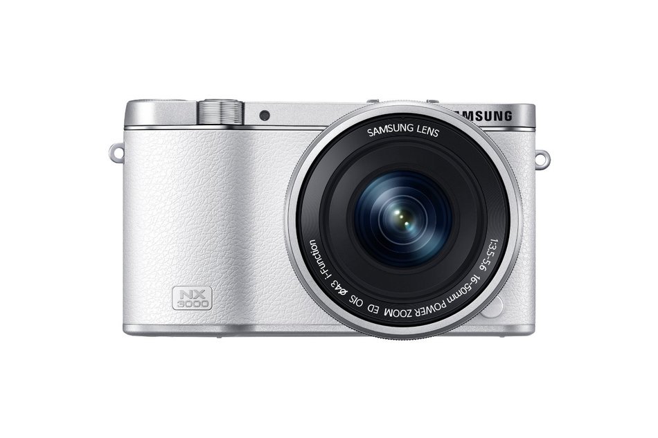 Samsung NX3000 Wireless Smart 20.3MP Mirrorless Digital Camera with 16-50mm OIS Power Zoom Lens and Flash (Black) N39