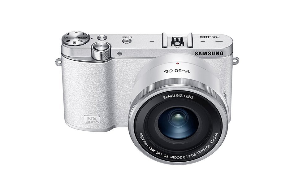Samsung NX3000 Wireless Smart 20.3MP Mirrorless Digital Camera with 16-50mm OIS Power Zoom Lens and Flash (Black) N41