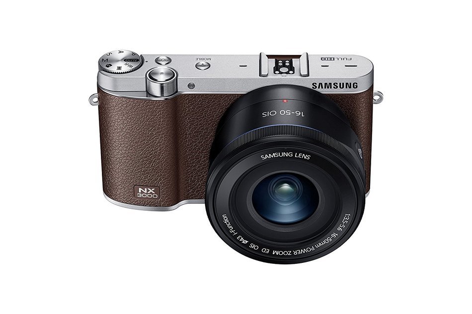 Samsung NX3000 Wireless Smart 20.3MP Mirrorless Digital Camera with 16-50mm OIS Power Zoom Lens and Flash (Black) N43