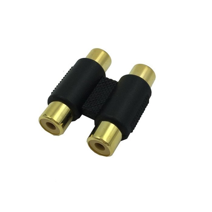 SIENOC 10 Pics RCA Female to Female AV Coupler Joiner Extender N5