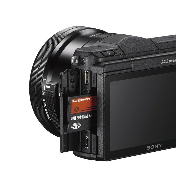 Sony a5100 16-50mm Mirrorless Digital Camera with 3-Inch Flip Up LCD (White) N35