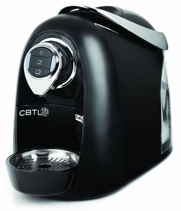 CBTL Kaldi S04 Single Cup Brewer, White/Silver