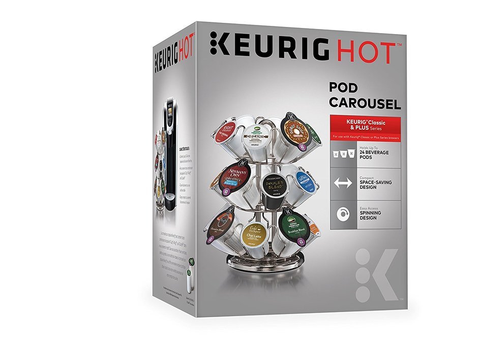 Keurig 119351 Pod Carousel, Silver (Updated Model)