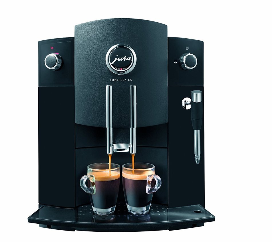 Jura 13531 Impressa C5 Fully Automatic Coffee Center, Piano Black