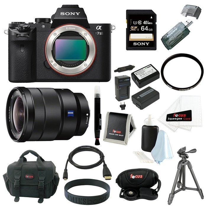 Sony Alpha a7II ILCE-7M2/B Interchangeable Digital Lens Camera (Body Only) and Sony Vario-Tessar T FE 16-35mm... N3