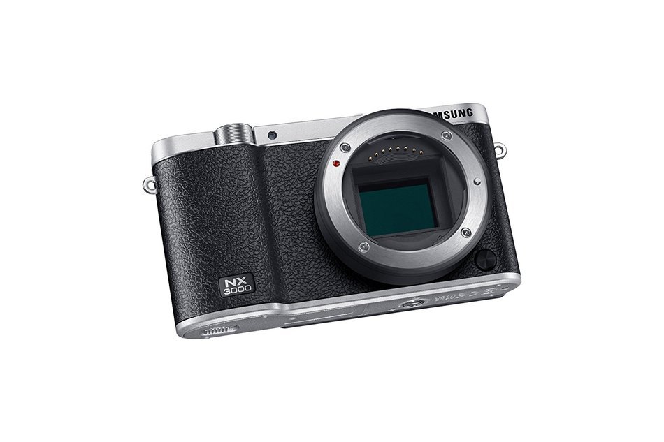 Samsung NX3000 Wireless Smart 20.3MP Mirrorless Digital Camera with 16-50mm OIS Power Zoom Lens and Flash (Black) N50