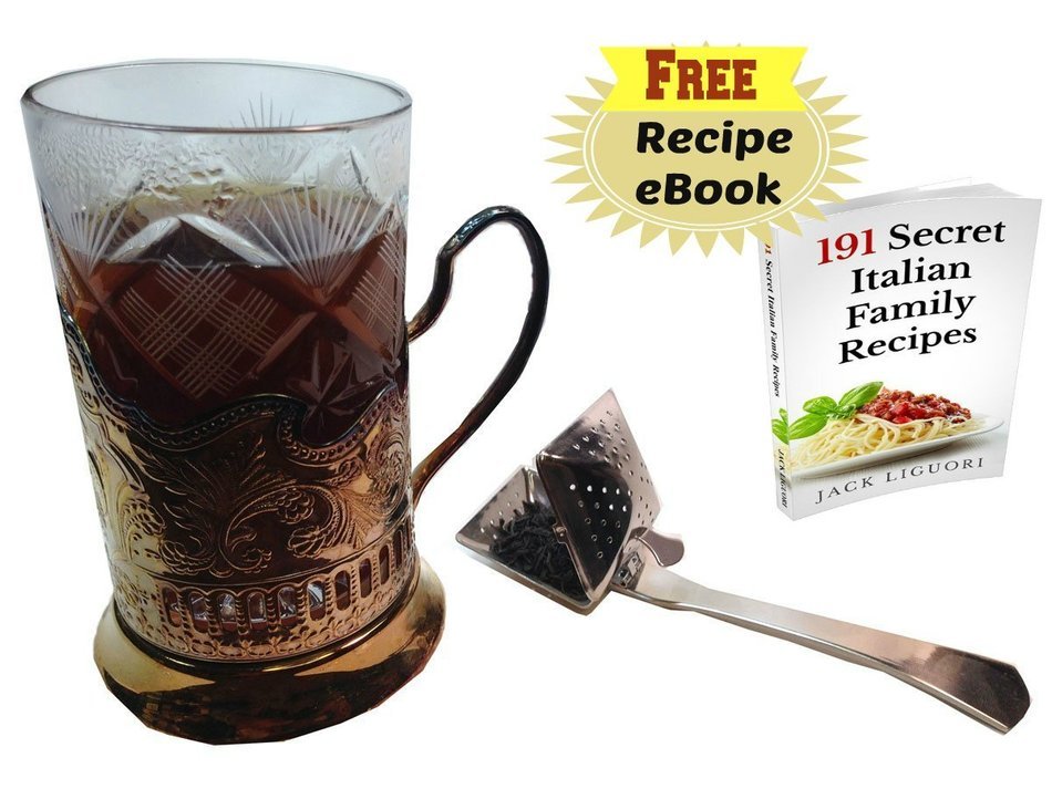 Best Tea Infuser Long-Handled Strainers Deep Diver, Stylish Loose Leaf Infuser - By Heirloom Culinary