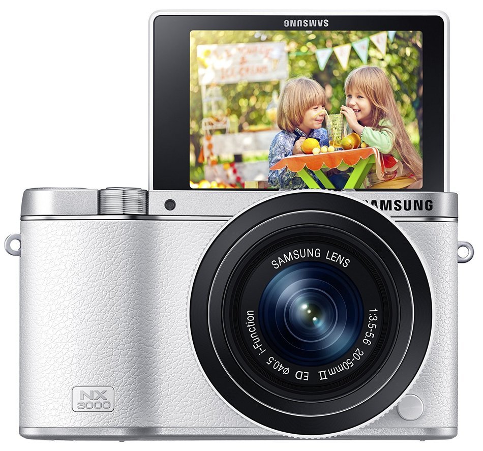 Samsung NX3000 Wireless Smart 20.3MP Mirrorless Digital Camera with 16-50mm OIS Power Zoom Lens and Flash (Black) N56