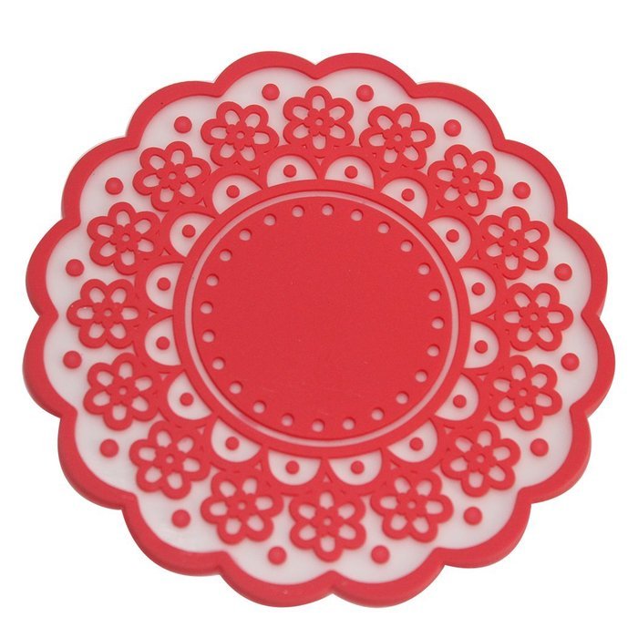 Dianoo Sweet Vintage Translucent Hollow Lace Coasters, High Quality Anti-scald Cup Coasters, 12PCS (Six Colors...