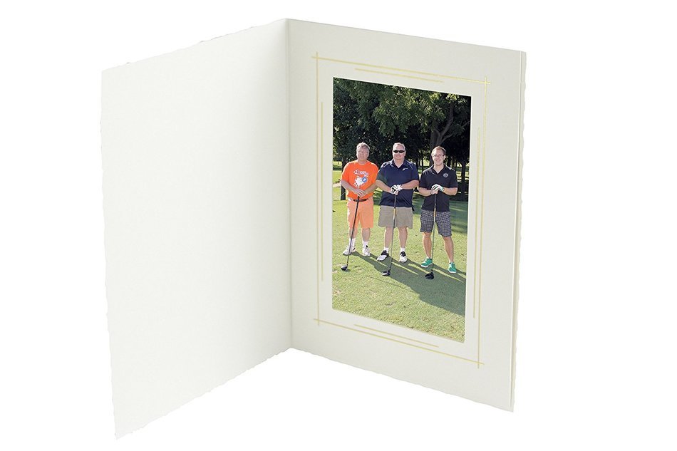 Tyndell White T-40 Photo Folder 4x6 (10 Pack)