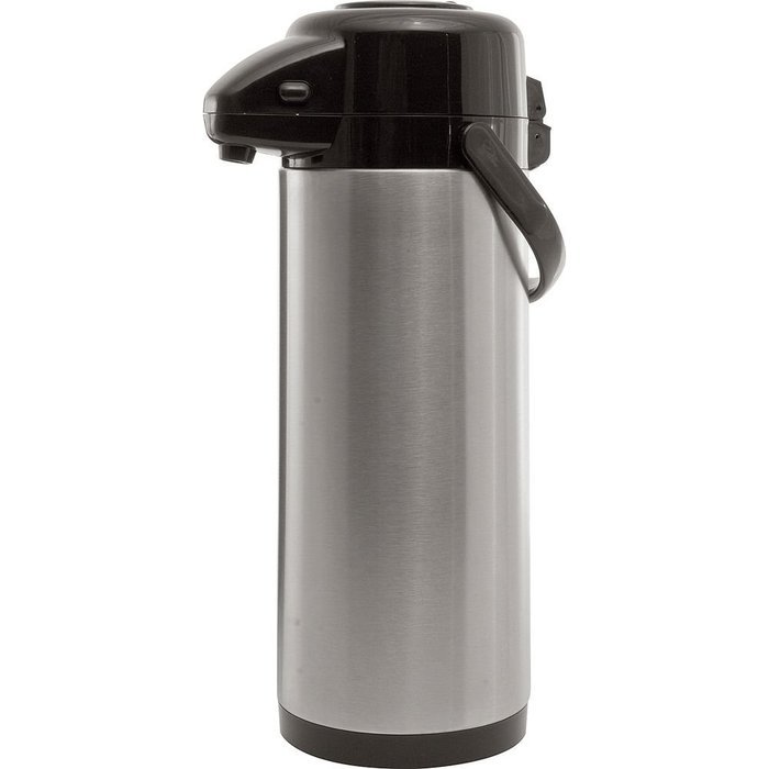 Service Ideas AXS30S Economy Airpot with Pump, Stainless Steel Lined, 3 L