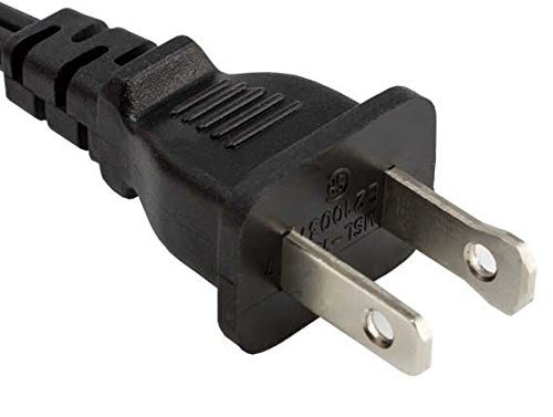 Cable Leader 10ft 18 AWG 2-Slot Polarized Notebook Power Cord (IEC320 C7 to NEMA 1-15P) N2