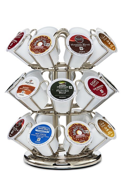 Keurig 119351 Pod Carousel, Silver (Updated Model) N2