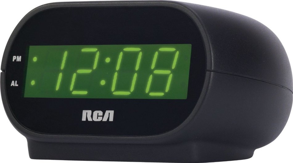 RCA Digital Alarm Clock with Night Light N2