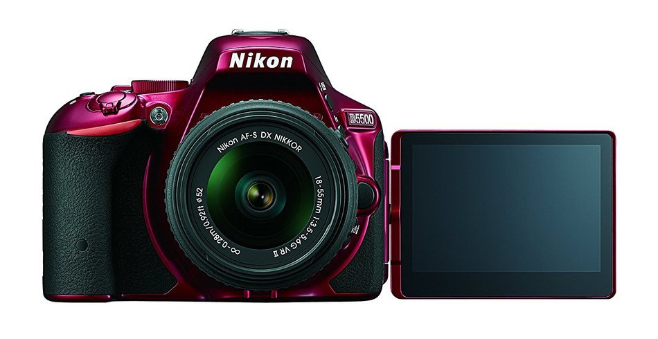 Nikon D5500 DX-format Digital SLR w/ 18-55mm VR II Kit (Black) N22