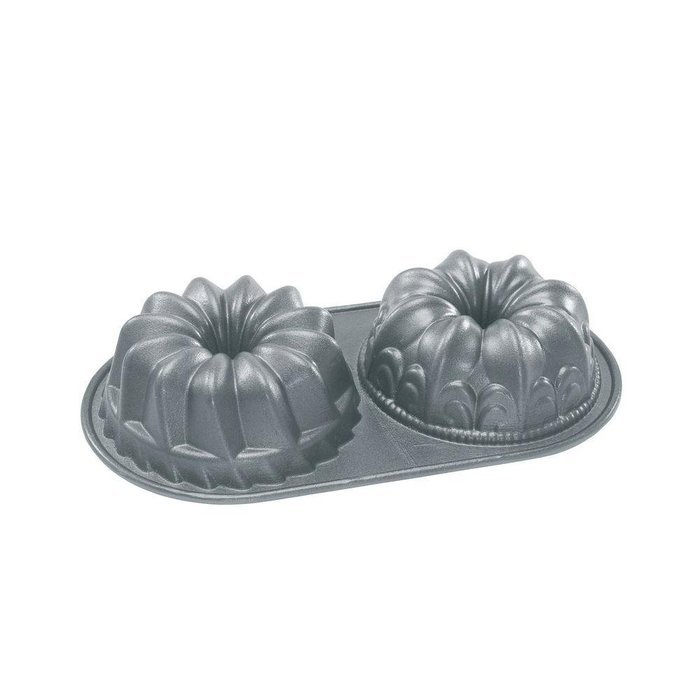 Pro Cast 6-5/8" x 12-5/8" Duet Bundt Pan