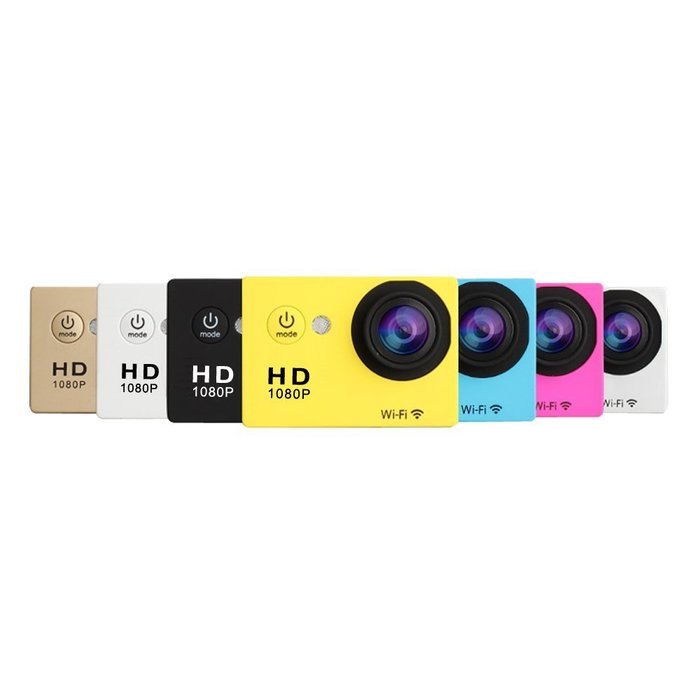 Meree D18 Bicycle Helmet Sports DV Action Waterproof Car Camera（yellow） N3