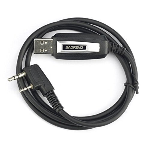 NSKI USB Programming Cable for Baofeng UV-5R UV-3R+ Two way Radio With Driver CD N7