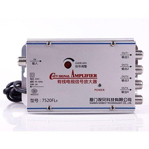 Booster Internet Bi-Directional Cable Tv Hdtv Amplifier Splitter