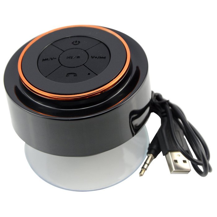 KONG KIM IPX7 100% Waterproof & Dust-proof Floating Bluetooth Shower Speaker - Compatible with all Bluetooth devices... N31