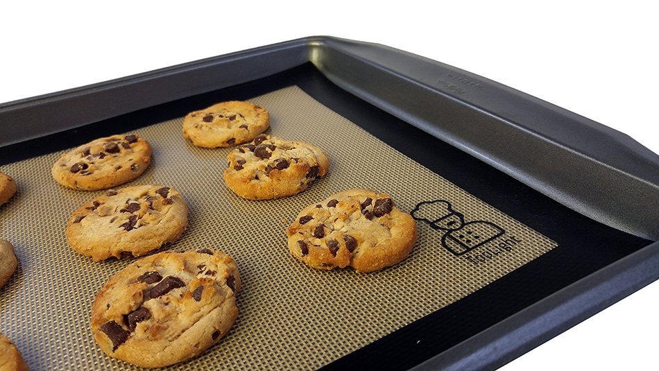 Silicone Baking Mat 2 In A Price Of One Durable Construction By TooLight Sheets For Chefs & Cooking Lovers... N2