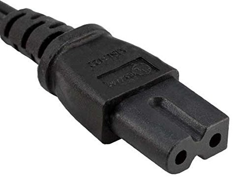 Cable Leader 10ft 18 AWG 2-Slot Polarized Notebook Power Cord (IEC320 C7 to NEMA 1-15P) N3