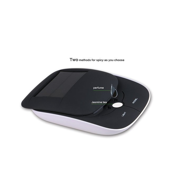 ZOMEi Pure-o Mini Air Cleaner,car Air Freshener Car Air Purifier Ionizer with Solar Energy or Home 12v Adapter... N14