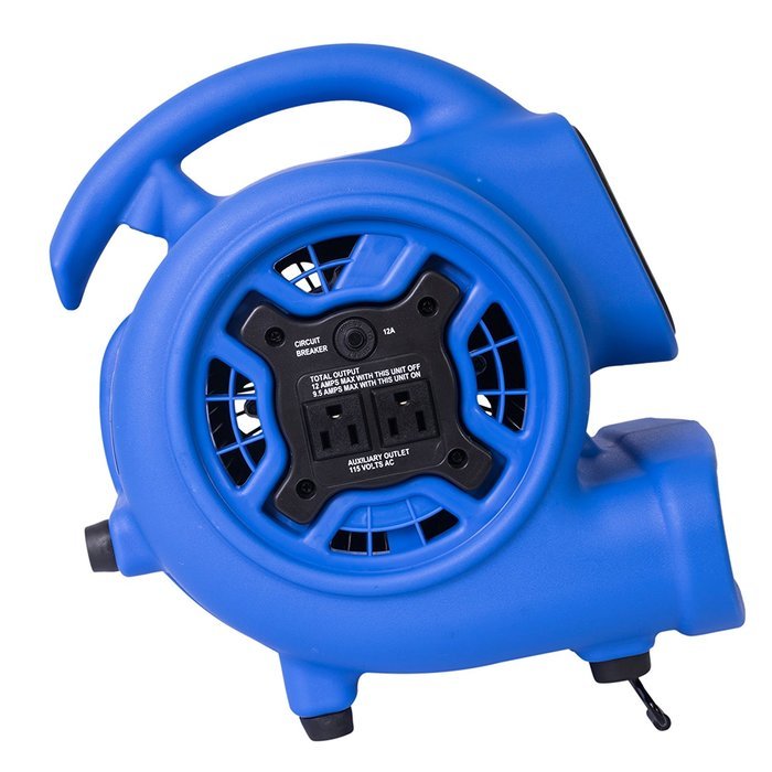 XPOWER P-230AT 1/5 HP 800 CFM 3 Speeds Mini Air Mover with 3-Hour Timer and Built-In Dual Outlets for Daisy Chain... N14