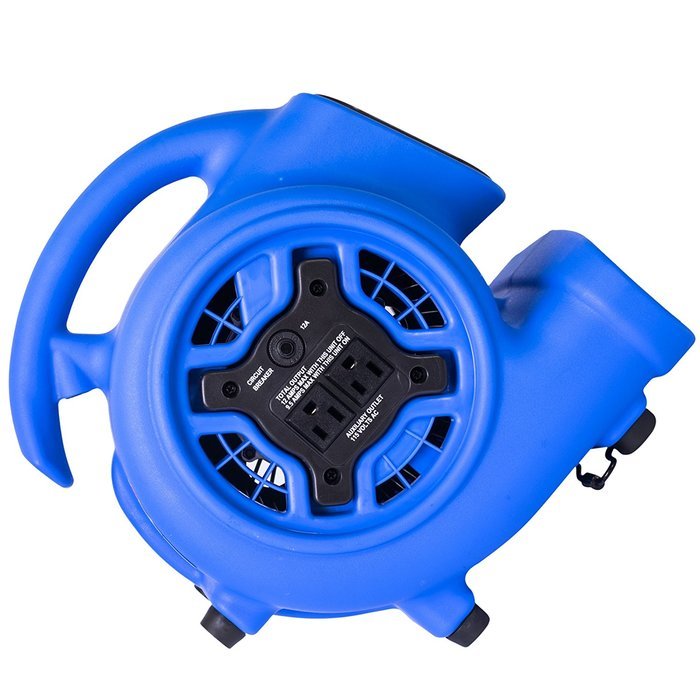 XPOWER P-230AT 1/5 HP 800 CFM 3 Speeds Mini Air Mover with 3-Hour Timer and Built-In Dual Outlets for Daisy Chain... N15