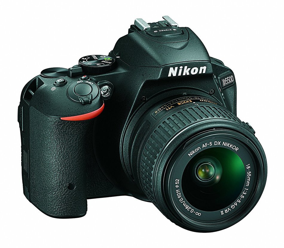 Nikon D5500 DX-format Digital SLR w/ 18-55mm VR II Kit (Black) N23